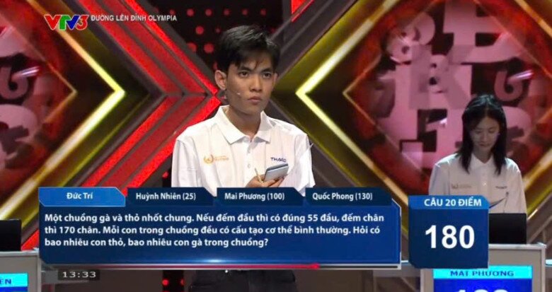 Đức Trí là thí sinh đầu tiên bước vào vòng thi Về đích. Nam sinh không có câu trả lời chính xác. Mai Phương giành quyền trả lời và đạt được 20 điểm. Cuối cùng, nam sinh hoàn thành phần thi với số điểm 140. 