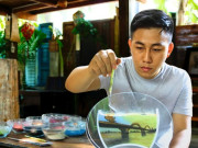 Tin tức - Thanh niên Đà Nẵng hơn 10 năm "làm bạn", biến cát thành những tác phẩm nghệ thuật độc đáo, ai nhìn cũng mê