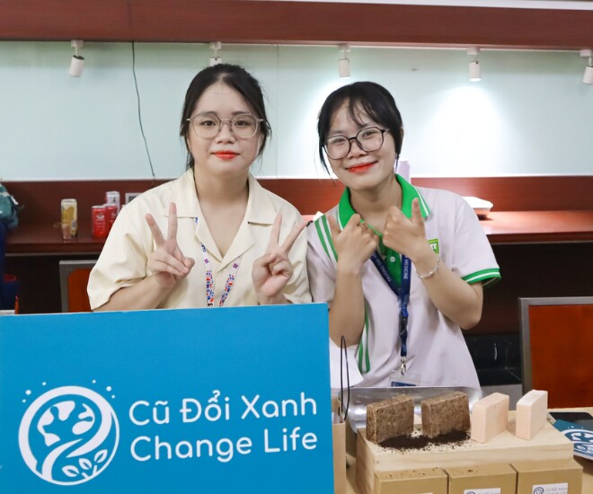 Dự án tái chế xà phòng từ dầu ăn thừa nhằm giảm thiểu lượng dầu thải ra môi trường, từ đó giảm lượng carbon gây hại và tạo nên sản phẩm mới có giá trị sử dụng cao.