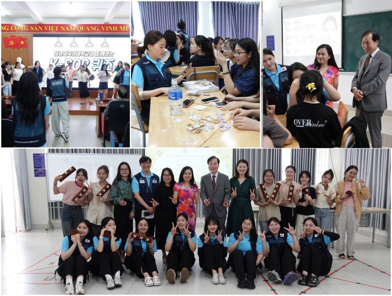 Sinh viên trường ĐH Ngoại ngữ - ĐH Đà Nẵng giao lưu với sinh viên quốc tế với Trường ĐH Nữ sinh Kyungin (Hàn Quốc) trong đó nổi bật là Cuộc thi Hùng biện tiếng Hàn cho sinh viên hai trường, vừa giúp sinh viên cọ xát, trau dồi kỹ năng giao tiếp, ứng xử và khả năng xử lý tình huống.