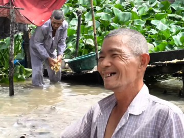 Đôi vợ chồng ở miền Tây vượt bạo bệnh, lái xe trăm cây số mua thức ăn, chăm sóc 4 tấn cá trên sông