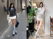 Thời trang - Đừng đi tất cổ ngắn nữa, hãy thử tất cổ cao xuyên thấu giúp chân thon dài quyến rũ