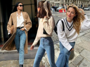 Thời trang - Thử đủ outfit mùa lạnh, tôi tìm ra 4 kiểu áo đẹp mặc cùng quần jeans, sang như quý cô nước Pháp