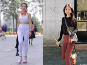 Thời trang - Các chị em cùng diện quần bó ra đường, người mặc tôn dáng nâng hông, người hớ hênh lộ “điểm nhạy cảm”