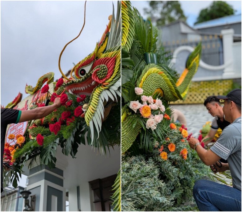 Cổng cưới lá dừa đậm chất miền Tây trong đám cưới Hà Trí Quang: Chuẩn bị hơn 10 ngày, chi phí gây bất ngờ - 3