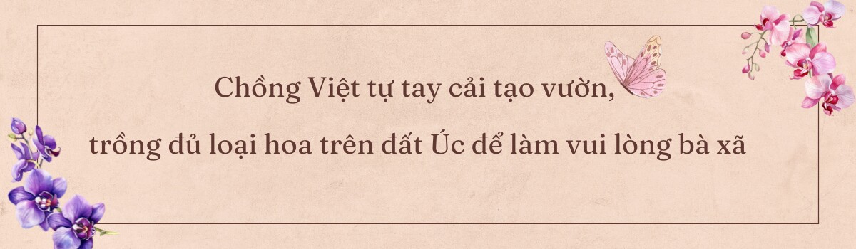 Để làm vui lòng bà xã, chồng Việt tặng vợ mảnh vườn 700m2 với hơn 200 loại hoa lan, hoa quỳnh trên đất Úc - 2