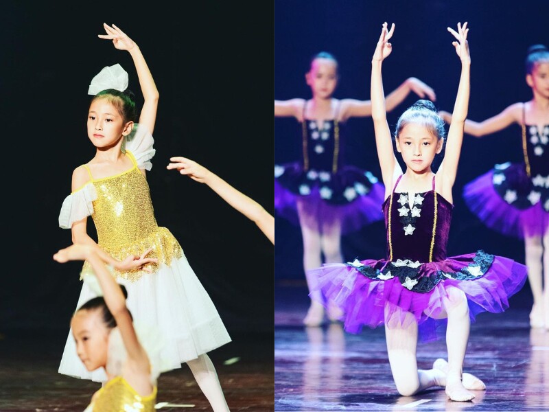 Ái nữ Hà Kiều Anh còn nhiều lần trổ tài múa ballet tại trường học. Theo lời nàng hậu, Viann thích nhất bộ môn này. Bước lên sân khấu, cô bé được khen ngợi khi luôn tự tin.