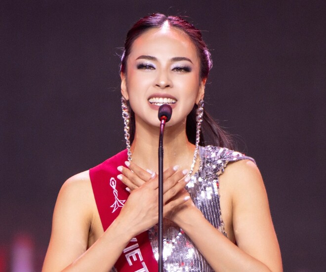 Quỳnh Nga trở thành Á hậu 2 của Miss Charm 2024.