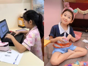 Giải trí - Lavie con gái Mai Phương được bảo mẫu mua laptop nên chăm học kể cả cuối tuần, thành tích khiến cả nhà tự hào
