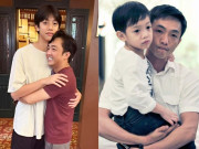 Giải trí - Cường Đô La "lọt thỏm" khi được Subeo ôm, là trụ cột gia đình nhưng chỉ cao đến cằm quý tử hưởng gen mẹ