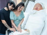 Giải trí - Tronie Ngô đón con trai sau 10 tháng cưới vợ hoa hậu, khoe diện mạo em bé "nhặt" hết nét đẹp của bố mẹ
