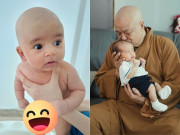 Giải trí - Con trai lai Ấn của Võ Hạ Trâm cạo trọc đầu, ngoại hình giống hệt ông ngoại đã xuất gia