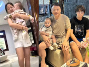 Giải trí - 2 con riêng Shark Bình tranh nhau bế em gái Jenny, "cá mập bố" giải thích thái độ "phân biệt" đối với em trai Jimmy