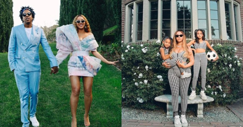 Gia đình Beyoncé và Jay-Z.