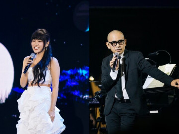 Văn Mai Hương cất giọng mở màn concert Đức Trí: Lúc bé hát không hiểu gì, giờ lại thấy quá thấm