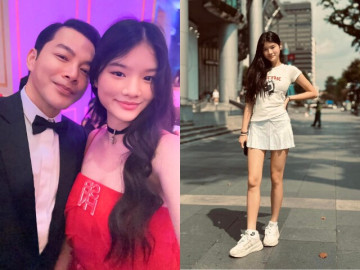 Trương Ngọc Ánh - Trần Bảo Sơn khoe cô con gái duy nhất: Mặt xinh như hoa hậu, chân thẳng tắp cao trên 1m7