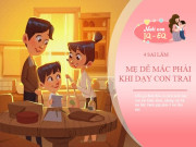 Nuôi con IQ EQ - Tính cách của mẹ ảnh hưởng đến số phận con, dạy con trai mẹ tránh tuyệt đối 4 sai lầm này