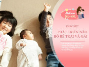 Nuôi con IQ EQ - Ai thông minh hơn, bé trai hay gái? Sự thật nhiều bố mẹ chưa biết