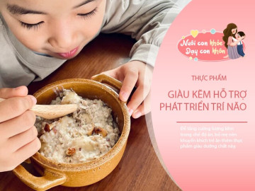 Không chỉ có DHA, kẽm cũng là top khoáng chất hỗ trợ trẻ phát triển trí thông minh