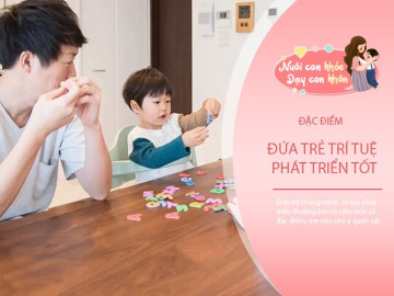 5 dấu hiệu hành động chỉ thấy ở em bé siêu thông minh