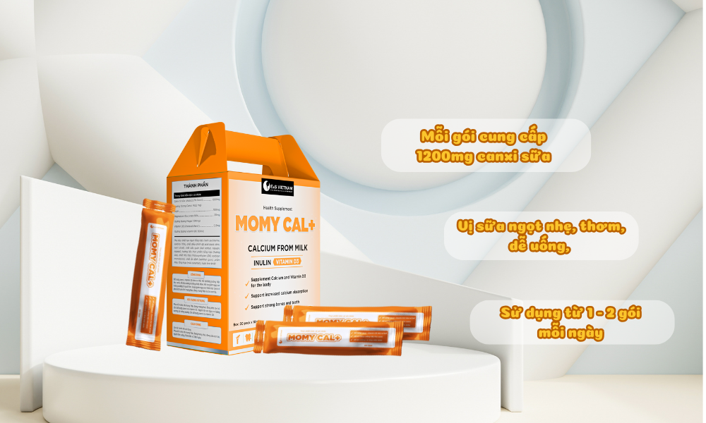 Canxi hữu cơ cho mẹ sau sinh Momy Cal+ - bí quyết để xương khỏe mạnh - 3