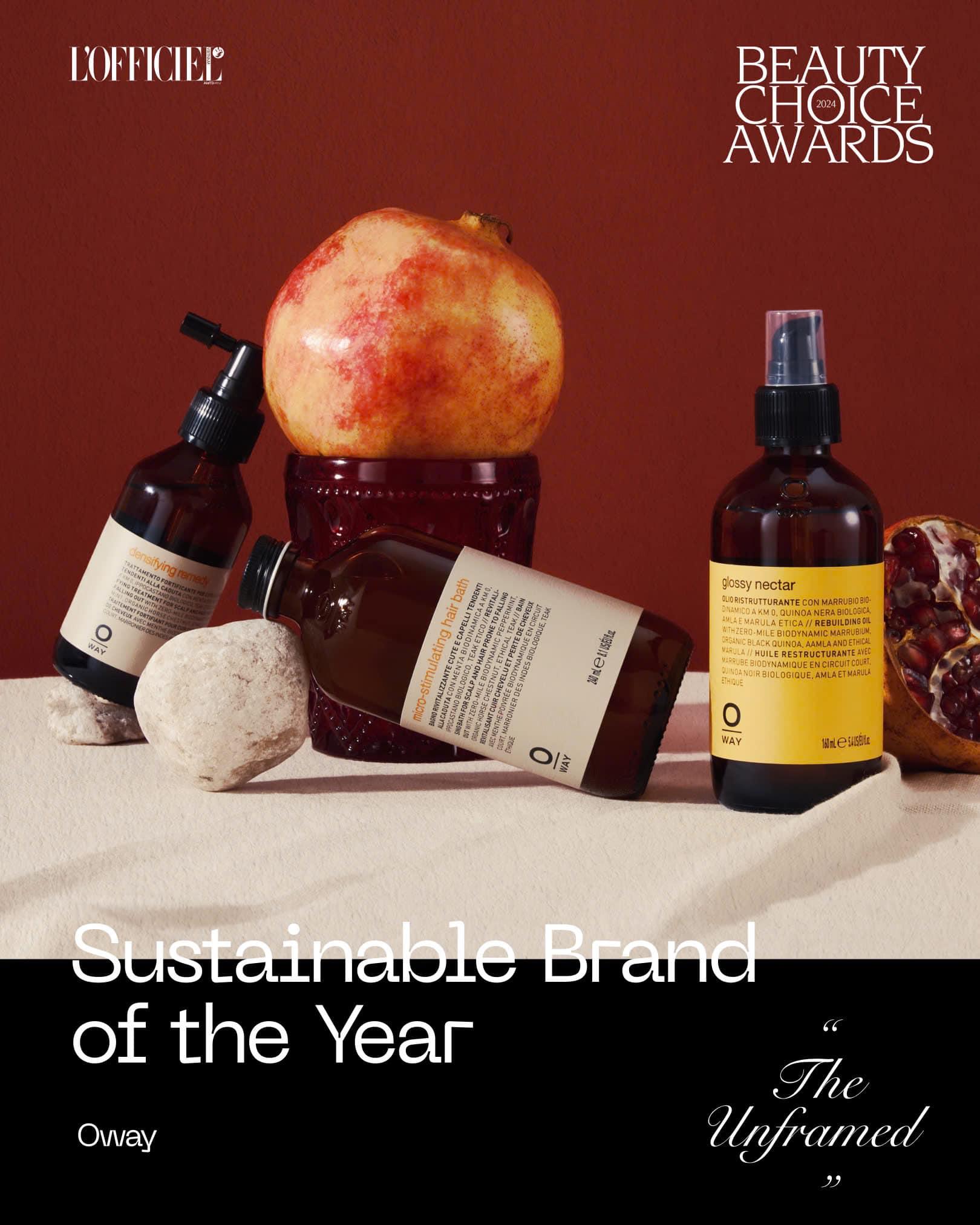 OWAY được vinh danh tại hạng mục Sustainable Brand of The Year