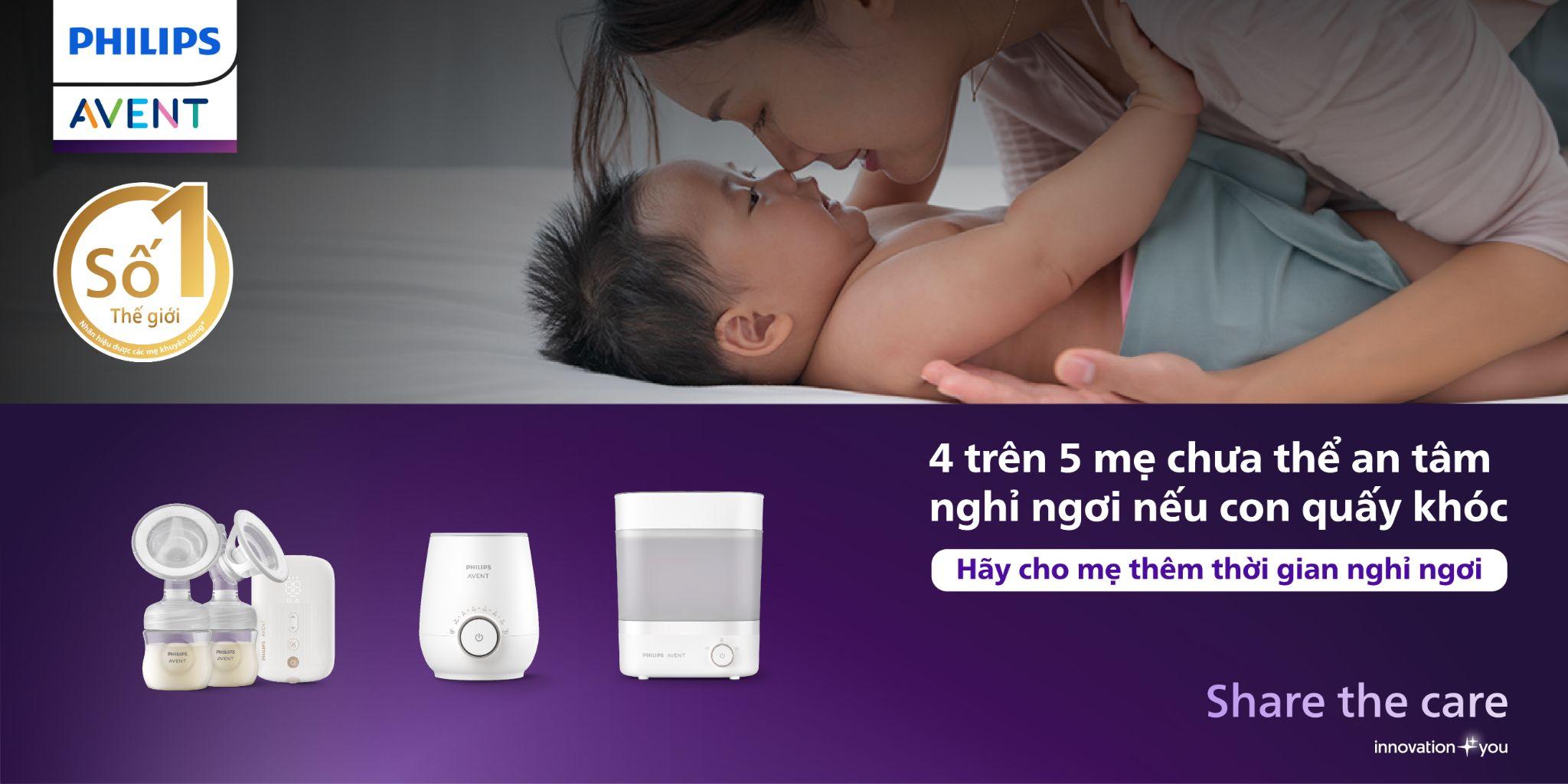 Philips Avent lan tỏa thông điệp amp;#34;Hãy cho mẹ thêm thời gian nghỉ ngơi” - 1