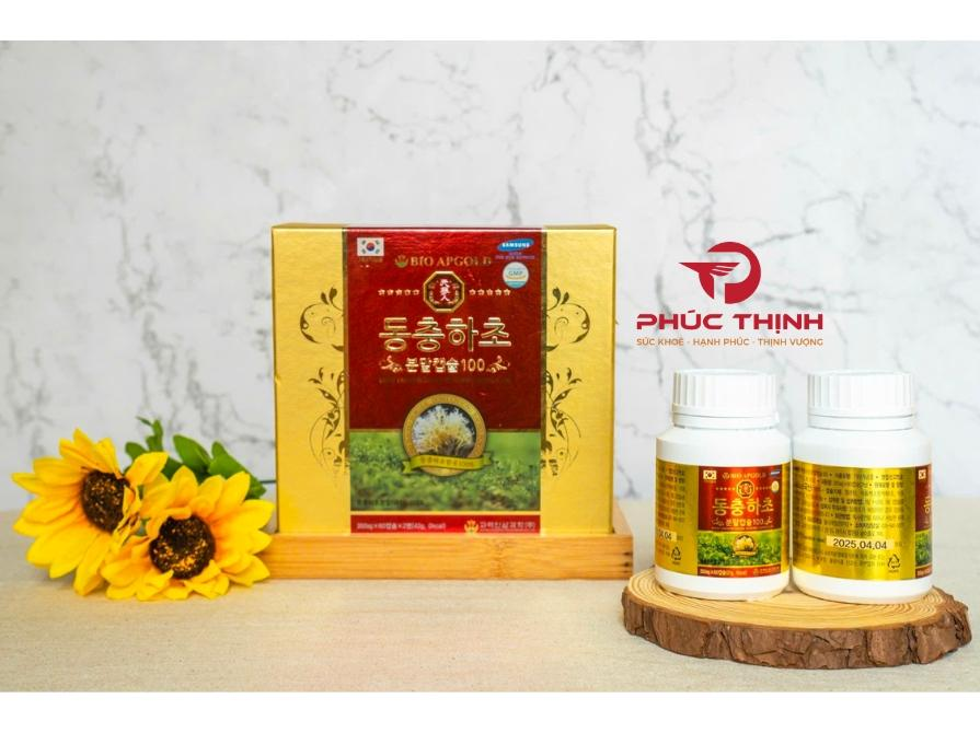 Viên nang đông trùng hạ thảo DongChoong Hacho Powder Capsule 100