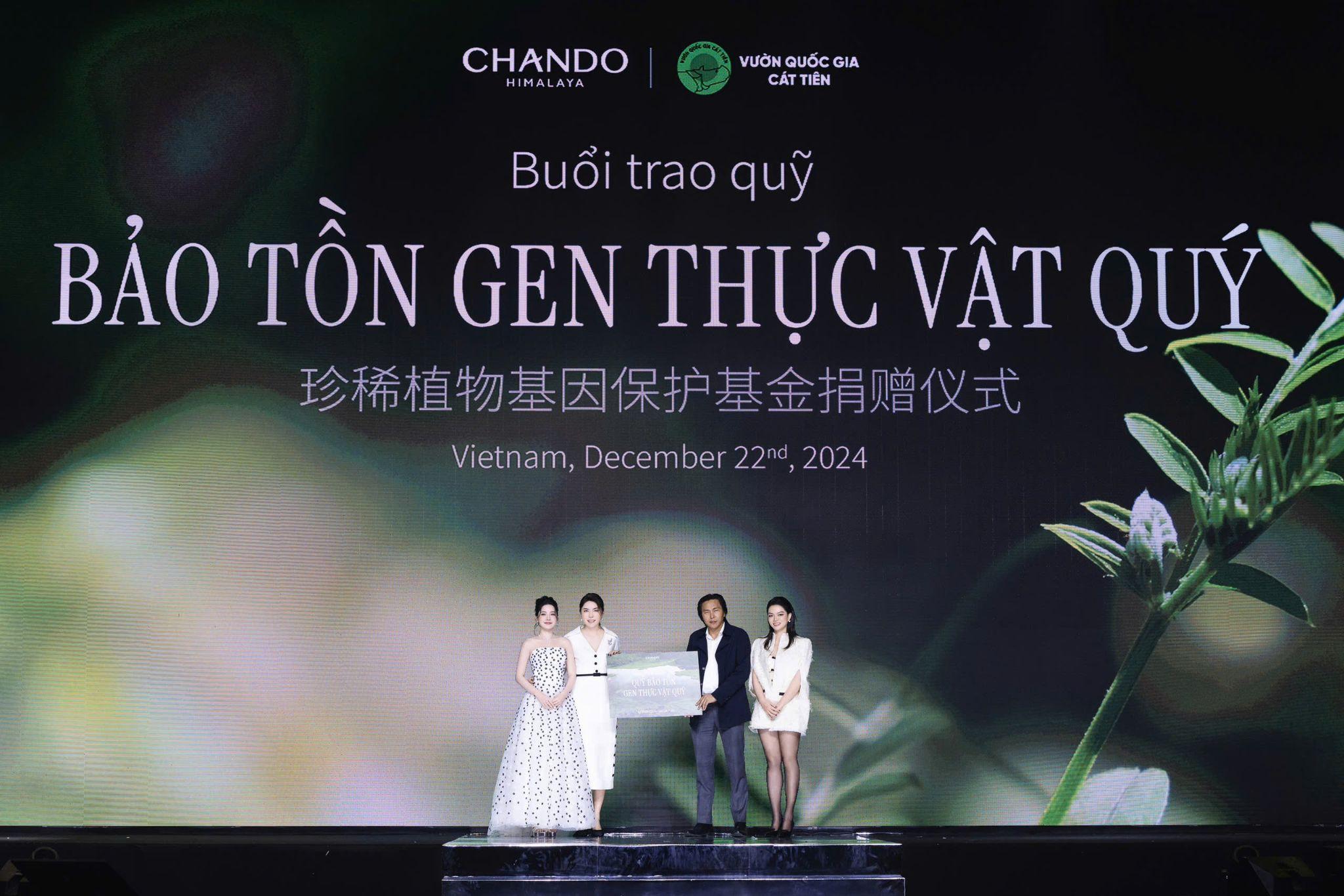 CHANDO Himalaya trao quỹ bảo tồn gen thực vật quý cho Vườn Quốc gia Cát Tiên