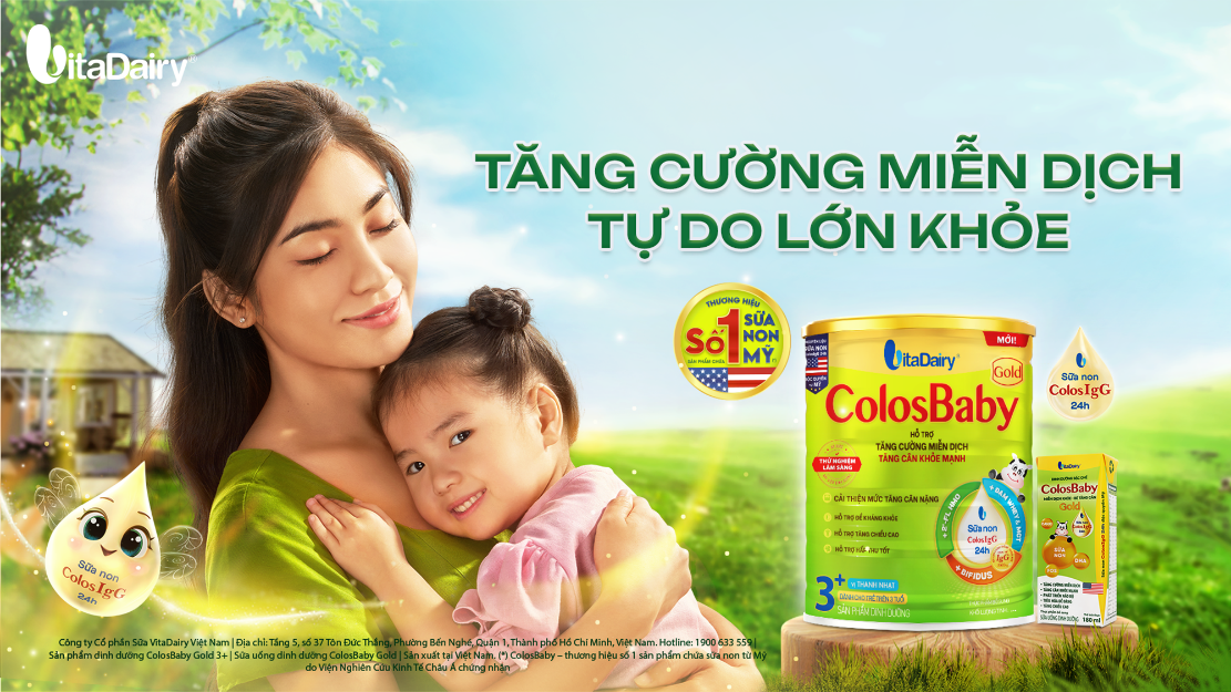 ColosBaby Gold 3+ hỗ trợ tăng cường miễn dịch và tăng cân vượt trội - 3
