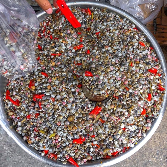 Ốc ruốc có kích thước bé nhưng thịt chắc và ngọt