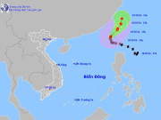 Tin tức - Biển Đông xuất hiện rãnh áp thấp nối với bão Krathon