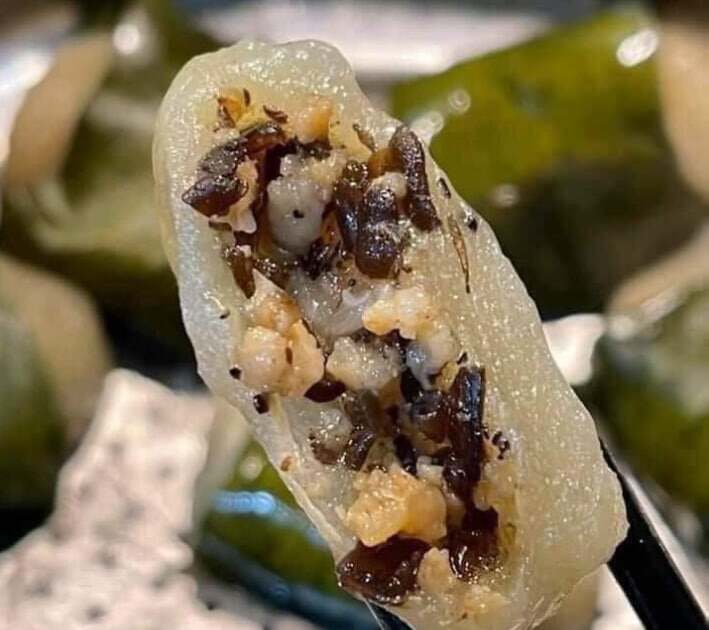 Hiện nay bắn sắn được nâng tầm, bên trong có nhân thịt 