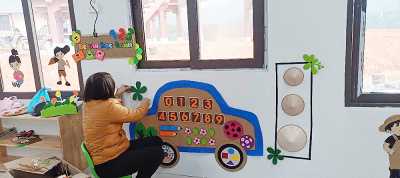 Rộn rã tiếng trẻ thơ ở những điểm trường Làng Nủ - 3