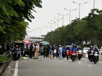 Người phụ nữ bán hoa ở TP Thủ Đức bị xe tông tử vong