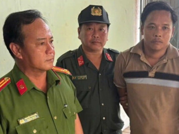 Bắt nóng nghi phạm sát hại chủ nợ, lột sạch tài sản rồi lấy đá dìm xuống sông phi tang