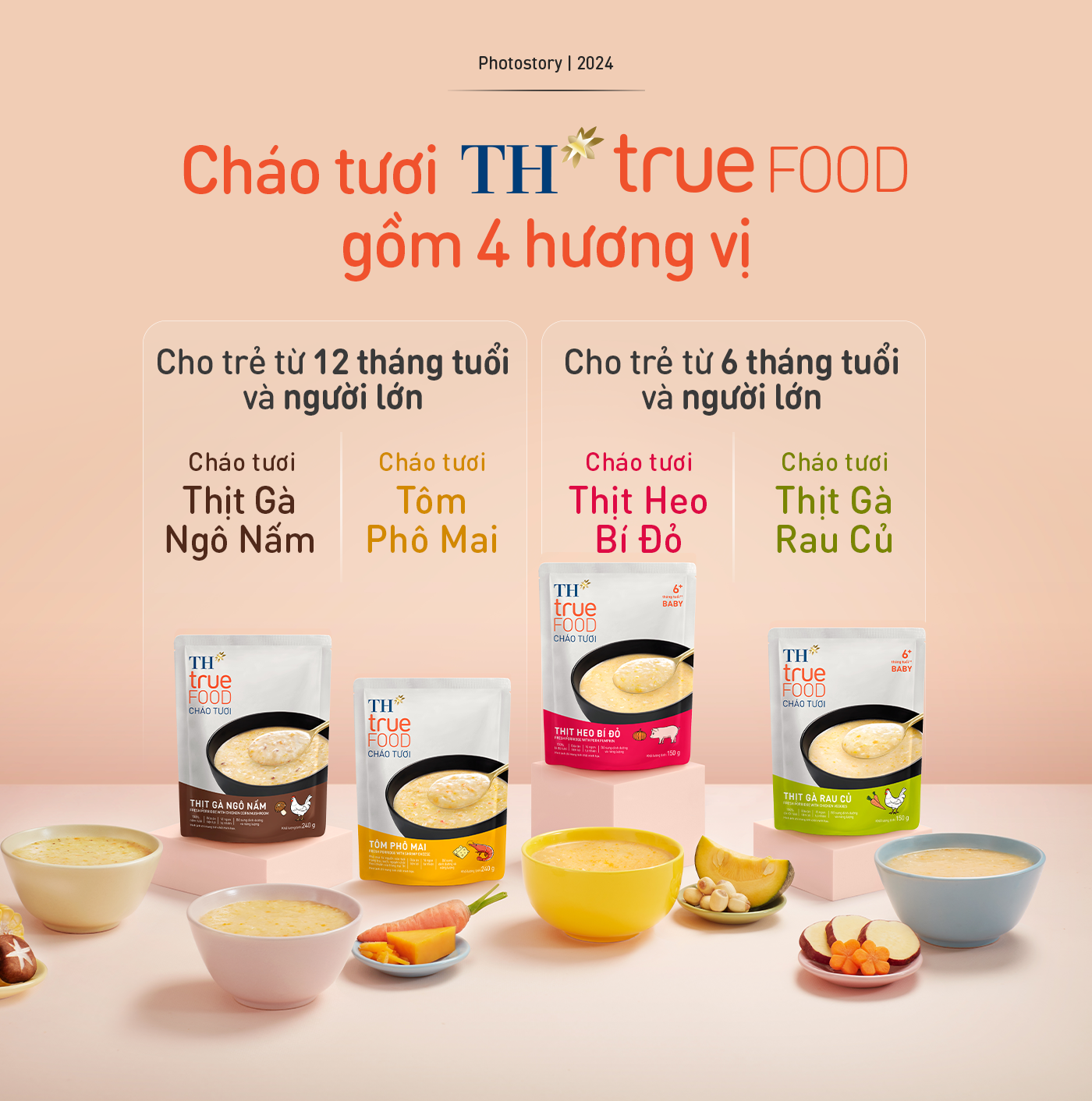 Cháo tươi TH true FOOD - Hợp khẩu vị trẻ em, ngon lành như mẹ tự nấu tại nhà - 1