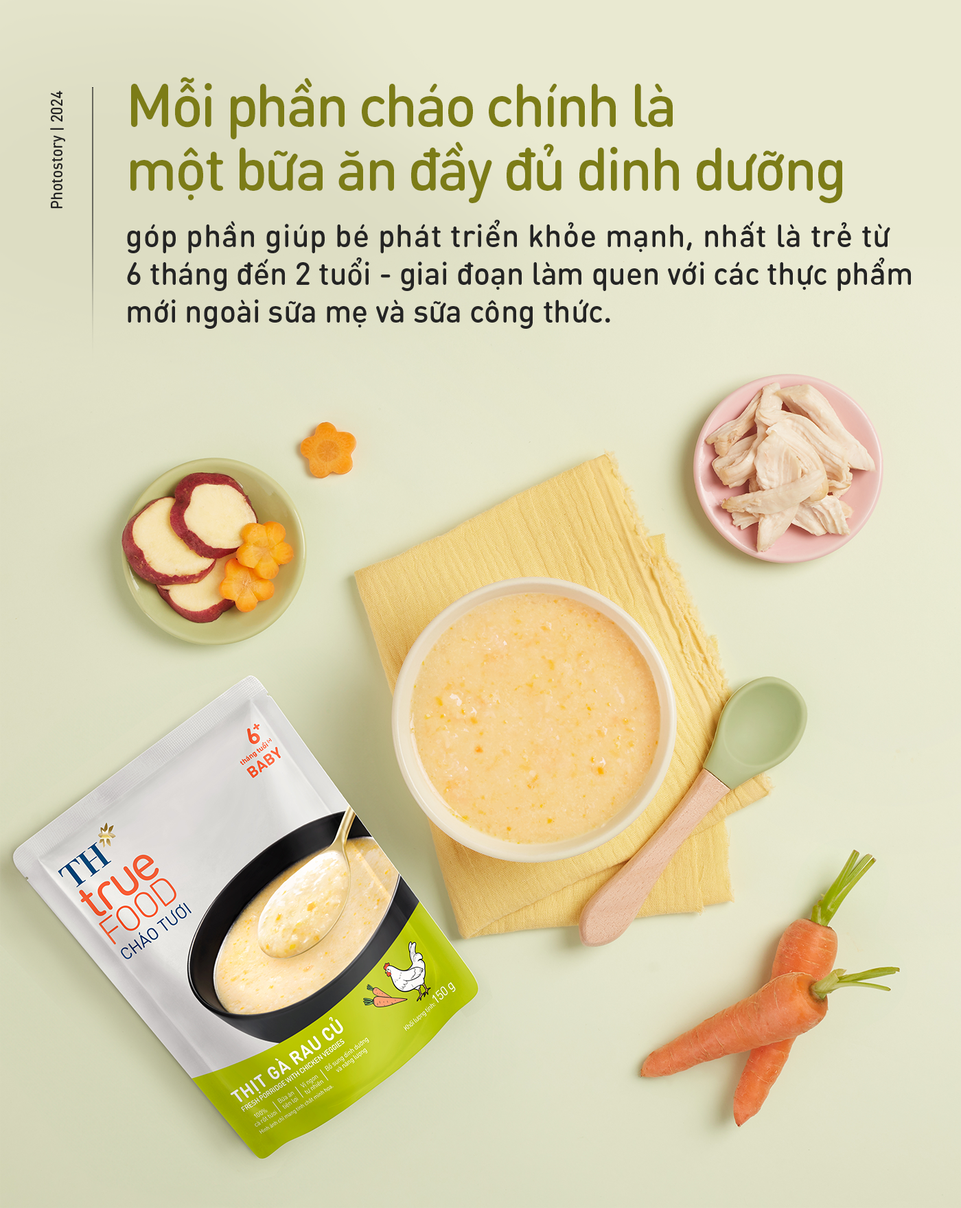 Cháo tươi TH true FOOD - Hợp khẩu vị trẻ em, ngon lành như mẹ tự nấu tại nhà - 2