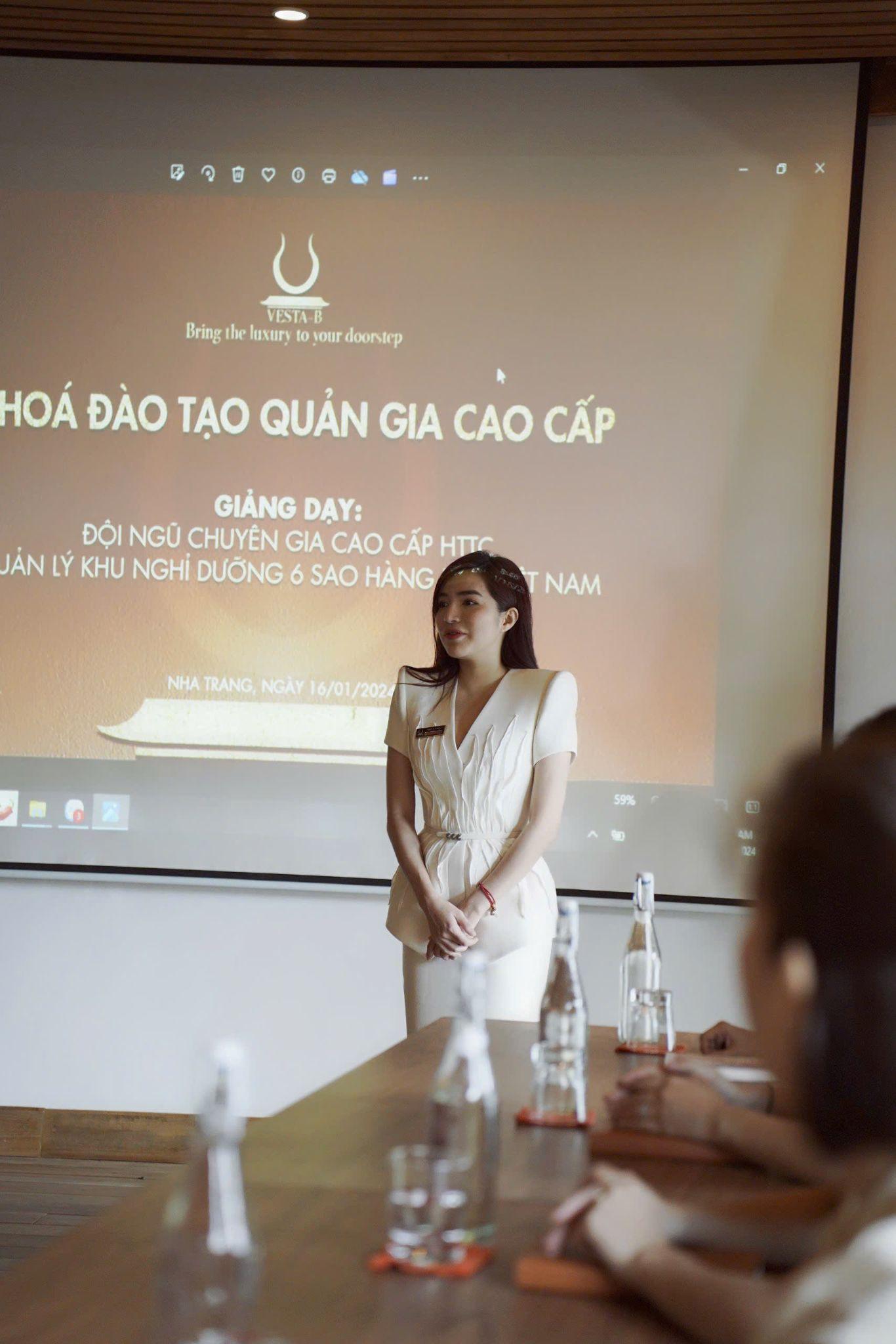 Chị Nguyễn Thị Minh Hằng - chủ tịch thương hiệu Bỉ Ngạn Viên và Vesta B