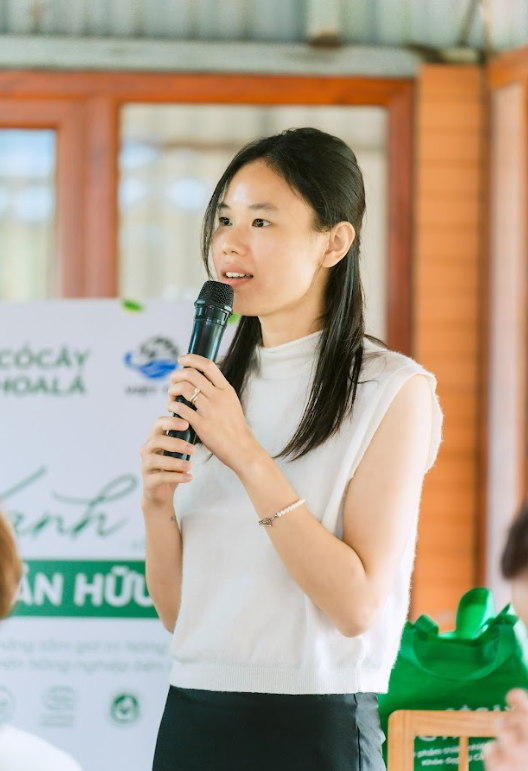 Bà Minh Trang - đại diện của WISE Việt Nam