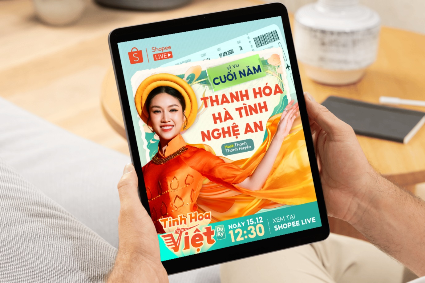 Livestream ngày 15.12 tới đây sẽ khép lại năm 2024 với cột mốc 8 tháng lên sóng Shopee Live của chương trình Tinh Hoa Việt Du Ký.