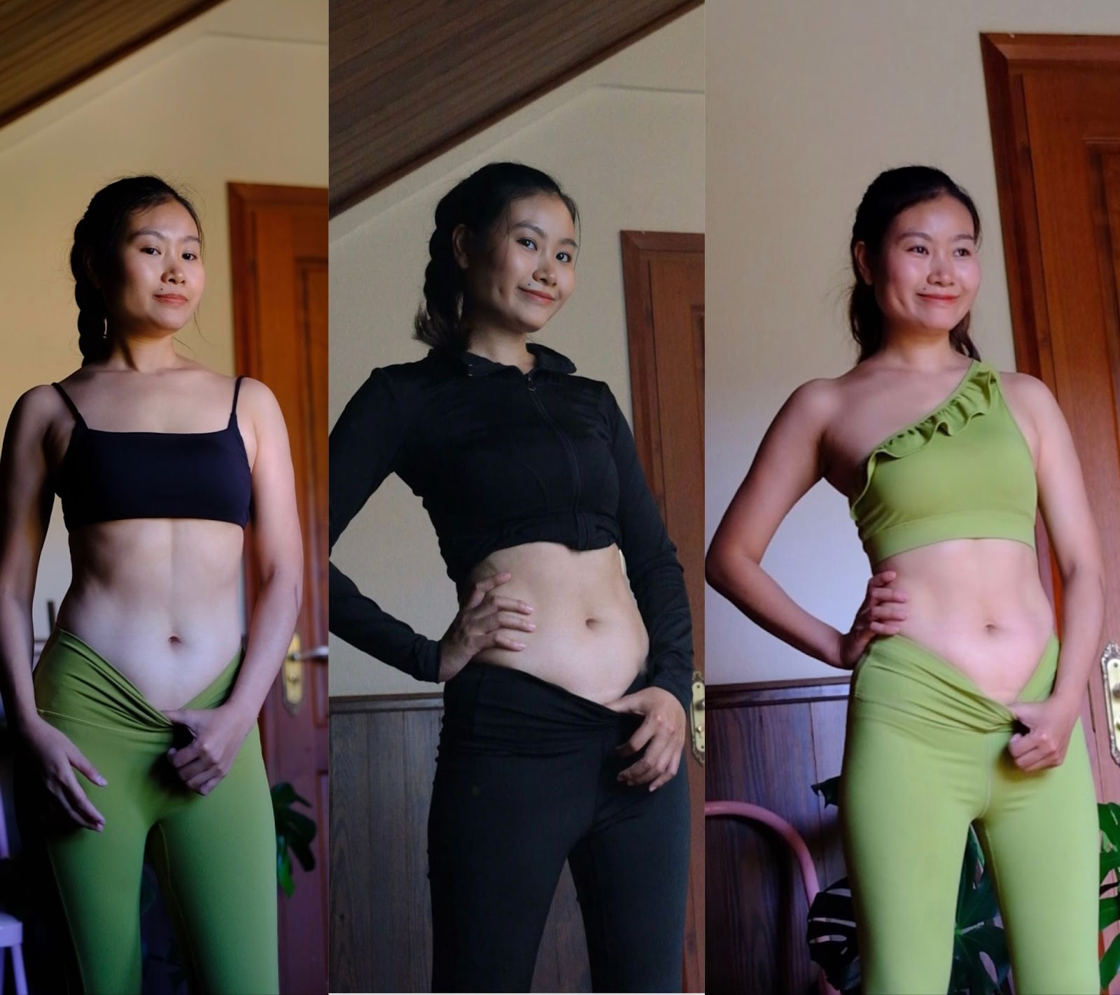 Vóc dáng thay đổi từng ngày nhờ Yoga của cô Trang.