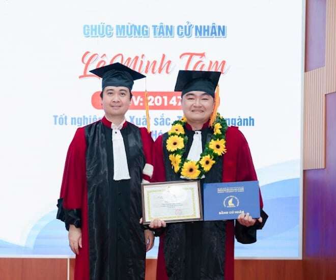 Lê Minh Tâm - thủ khoa đầu vào và đầu ra của ngành Hóa học trường ĐH Khoa học Tự nhiên (ĐHQG TP.HCM).
