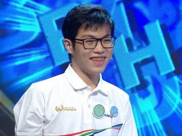 Nam sinh TP.HCM out trình, chiến thắng thuyết phục giành tấm vé đầu tiên vào thi quý 1 Olympia 25