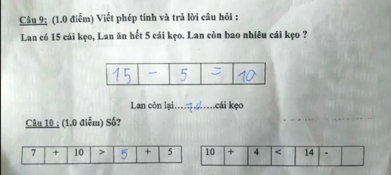 Bài toán tiểu học tưởng dễ nhưng gây lú, phụ huynh cũng bó tay: “14 trừ đi bao nhiêu để lớn hơn 14?amp;#34; - 2