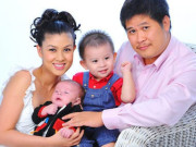 Yêu con - Phước Sang có 2 quý tử điển trai với Kim Thư, tên được đặt giống nhau theo họ Lưu của bố rất hay