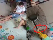 Yêu con - Camera ghi lại cảnh bố trẻ chăm con, cả cõi mạng thót tim khi chứng kiến hành động của em bé