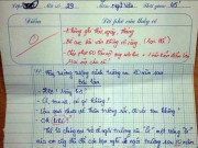 Yêu con - Bài văn tả trường học của học sinh bị giáo viên chấm 0 điểm, còn bắt viết kiểm điểm, đọc đến đoạn cuối ai nấy “ngã ngửa”