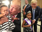 Yêu con - Cười bò với 1001 phản ứng siêu hài của Donald Trump khi gặp trẻ con, có “búp măng non” còn khóc thét