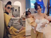 Yêu con - "Style chụp cảnh chăm con" của các mỹ nhân Vbiz: Diệp Lâm Anh góc nào cũng nuột nà, Võ Hoàng Yến vô tư “tự dìm”